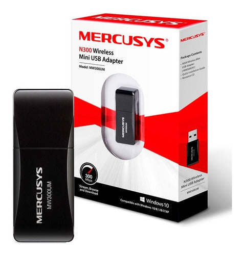 Adaptador USB Mercusys 2.0 MW300UM